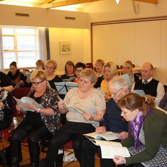 Æfingardagur Kórs Glerárkirkju 12. febrúar 2012.