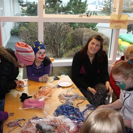 Vinabandagerðin var á sínum stað.