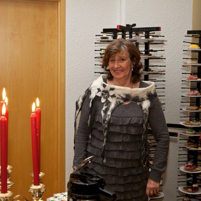 Anna Gréta Baldursdóttir kvenfélagskona sem einnig átti sæti í sóknarnefnd til fjölda ára. Ljósmynd: Bjarni Eiríksson.