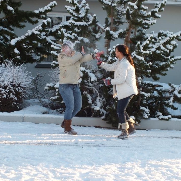 Erlendu gestirnir nutu veðurblíðunnar á Akureyri