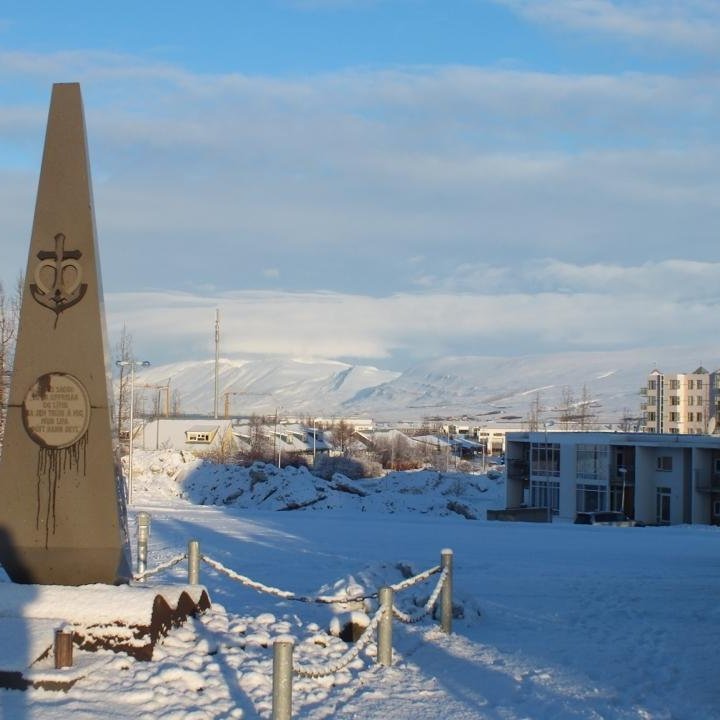 Erlendu gestirnir nutu veðurblíðunnar á Akureyri