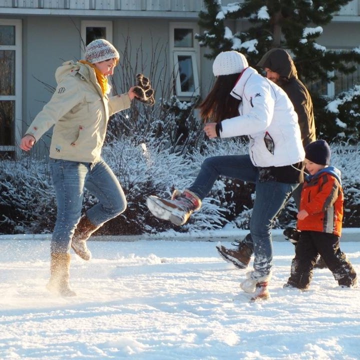 Erlendu gestirnir nutu veðurblíðunnar á Akureyri