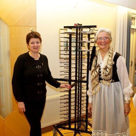 Vinafundur að lokinni hátíðarmessu á vígsludegi Glerárkirkju, öðrum sunnudegi í aðventu 2012. Myndina tók Bjarni