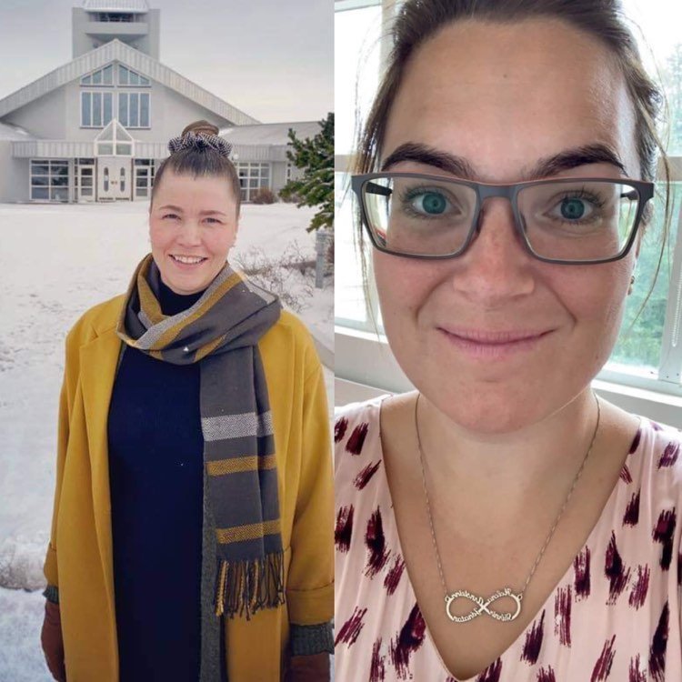 Sunna Kristrún Gunnlaugsdóttir og Eydís Ösp Eyþórsdóttir