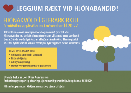 Hjónakvöld í Glerárkirkju