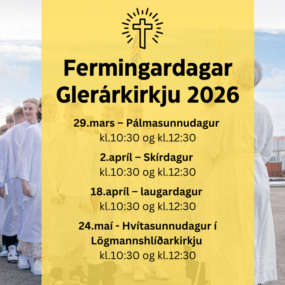 Ég vil skrá barn á fermingardag 2026