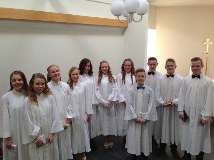 Fyrstu fermingarbörn ársins fermd!