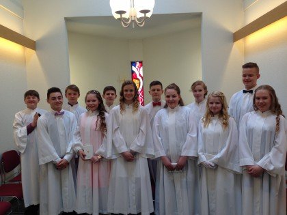 Æfingar vegna fermingar 23. maí