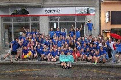 Fulltrúar Glerárkirkju á Evrópuhátíð KFUM