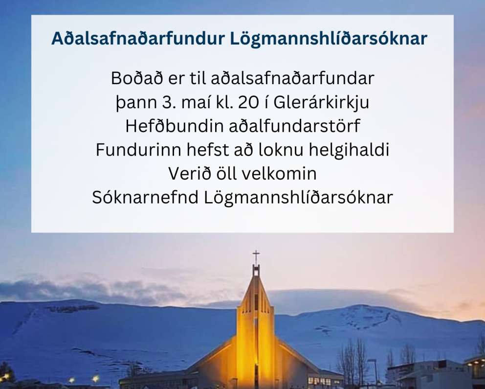 Aðalsafnaðarfundur Lögmannshlíðarsóknar