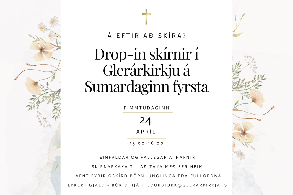 Skyndiskírnir á sumardaginn fyrsta.