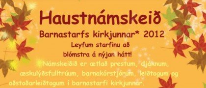 Haustnámskeið barnastarfs kirkjunnar
