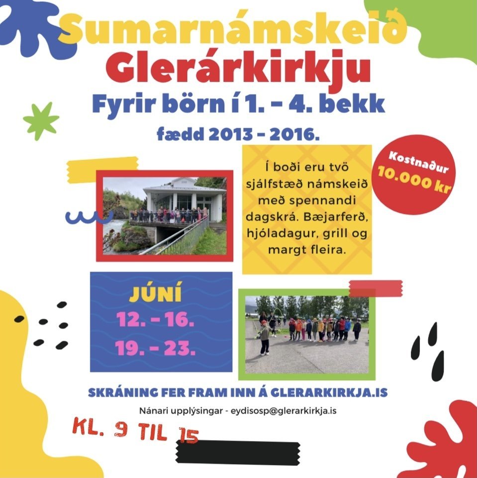 Sumarnámskeið 2023