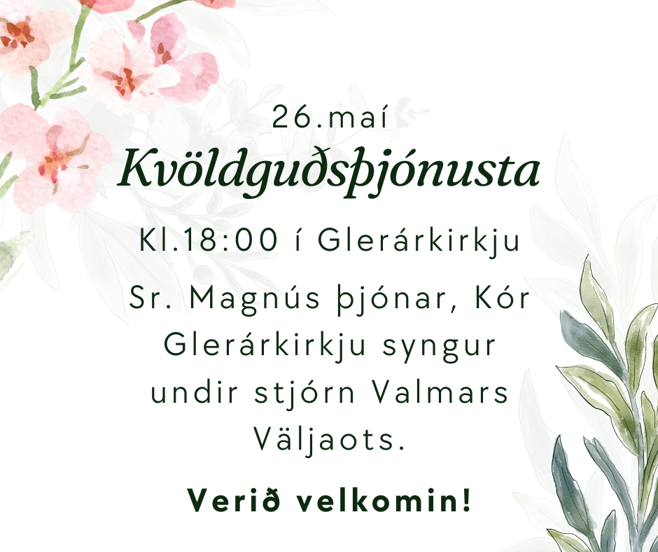 Sunnudagurinn 26.maí kl.18:00