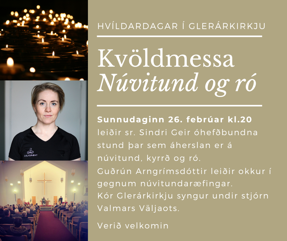 Sunnudagaskóli og kvöldmessa 26. febrúar