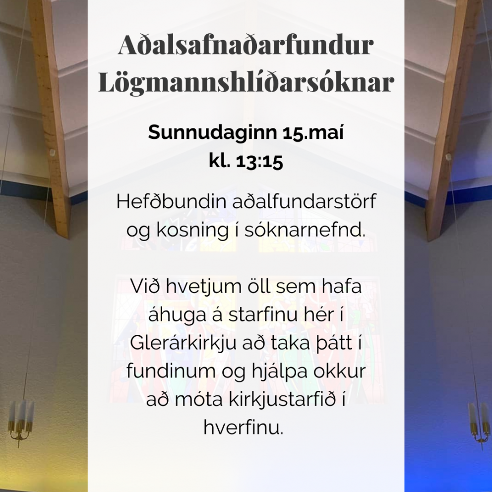 Aðalsafnaðarfundur Glerárkirkju