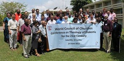 Þátttakendur á ráðstefnu Alkirkjuráðsins.