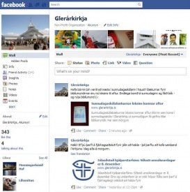 Fylgist með Glerárkirkju á Facebook eða í gegnum póstlista