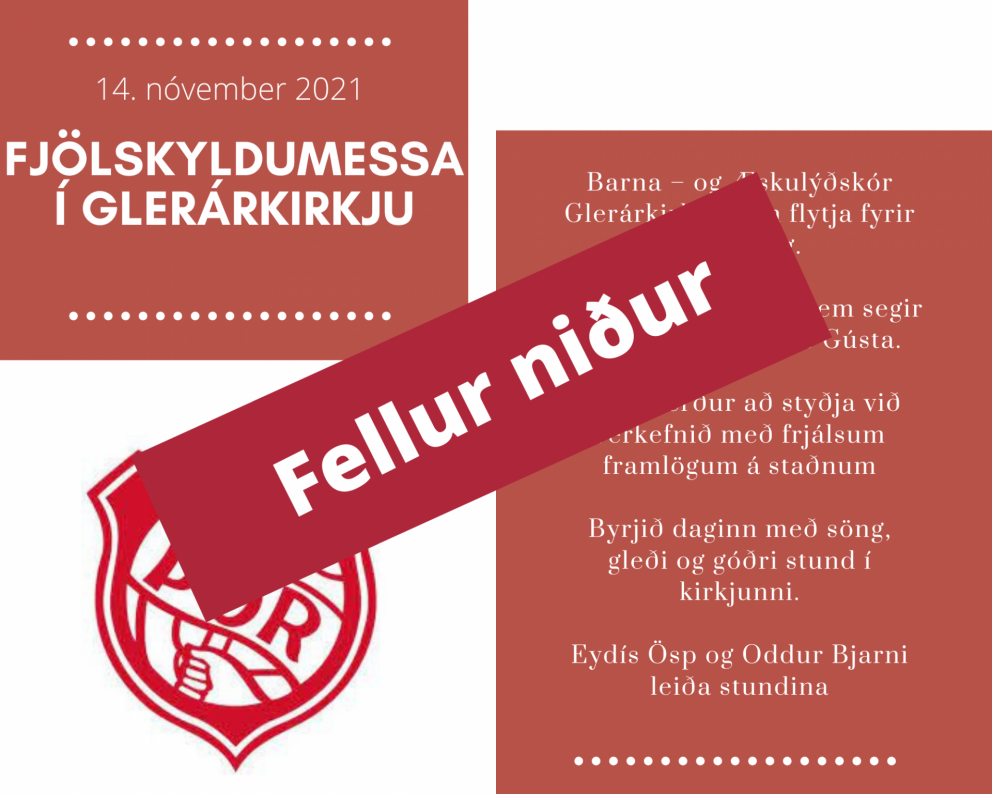 Fjölskylduguðsþjónusta fellur niður