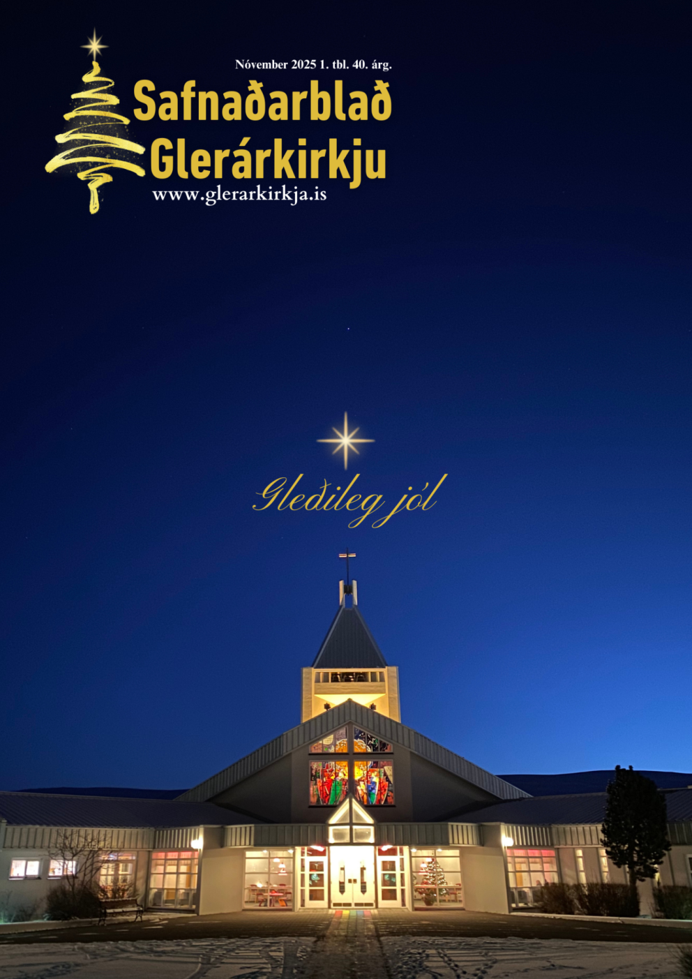 Safnaðarblað Glerárkirkju, jólin 2025