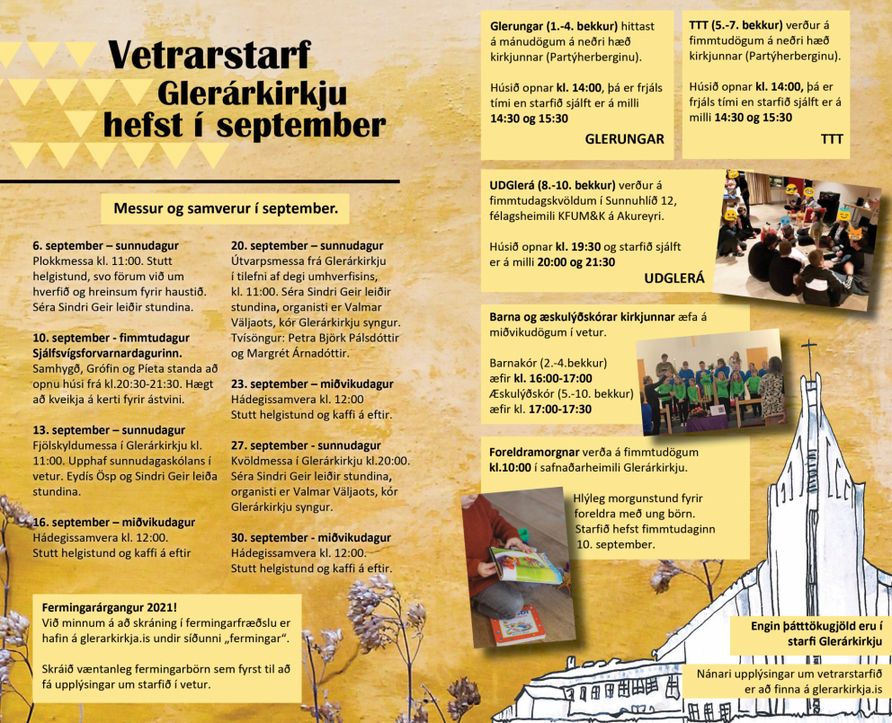 Dagskrá september mánaðar