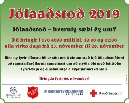 Jóla-aðstoð 2019