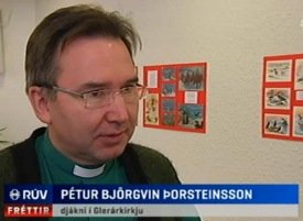 RÚV segir frá jólakortasýningu Glerárkirkju