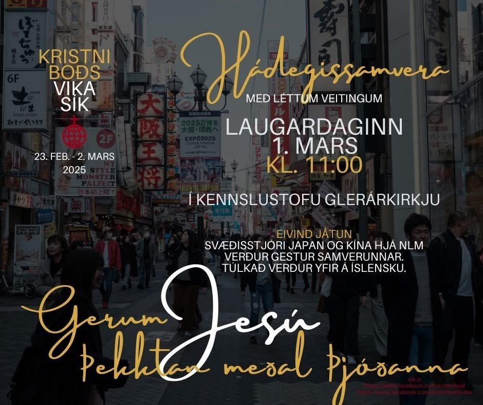 Hádegissamvera kristniboðsfélaganna