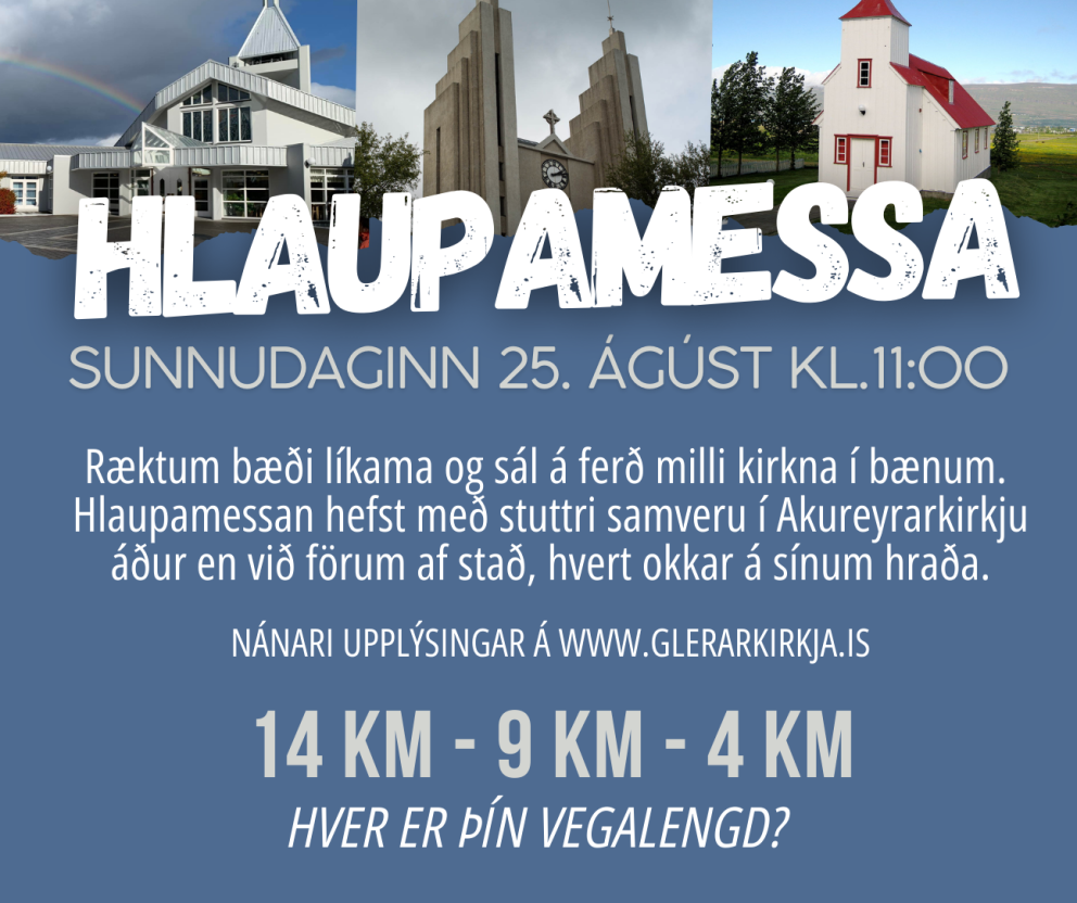 Hlaupamessa - 25.ágúst