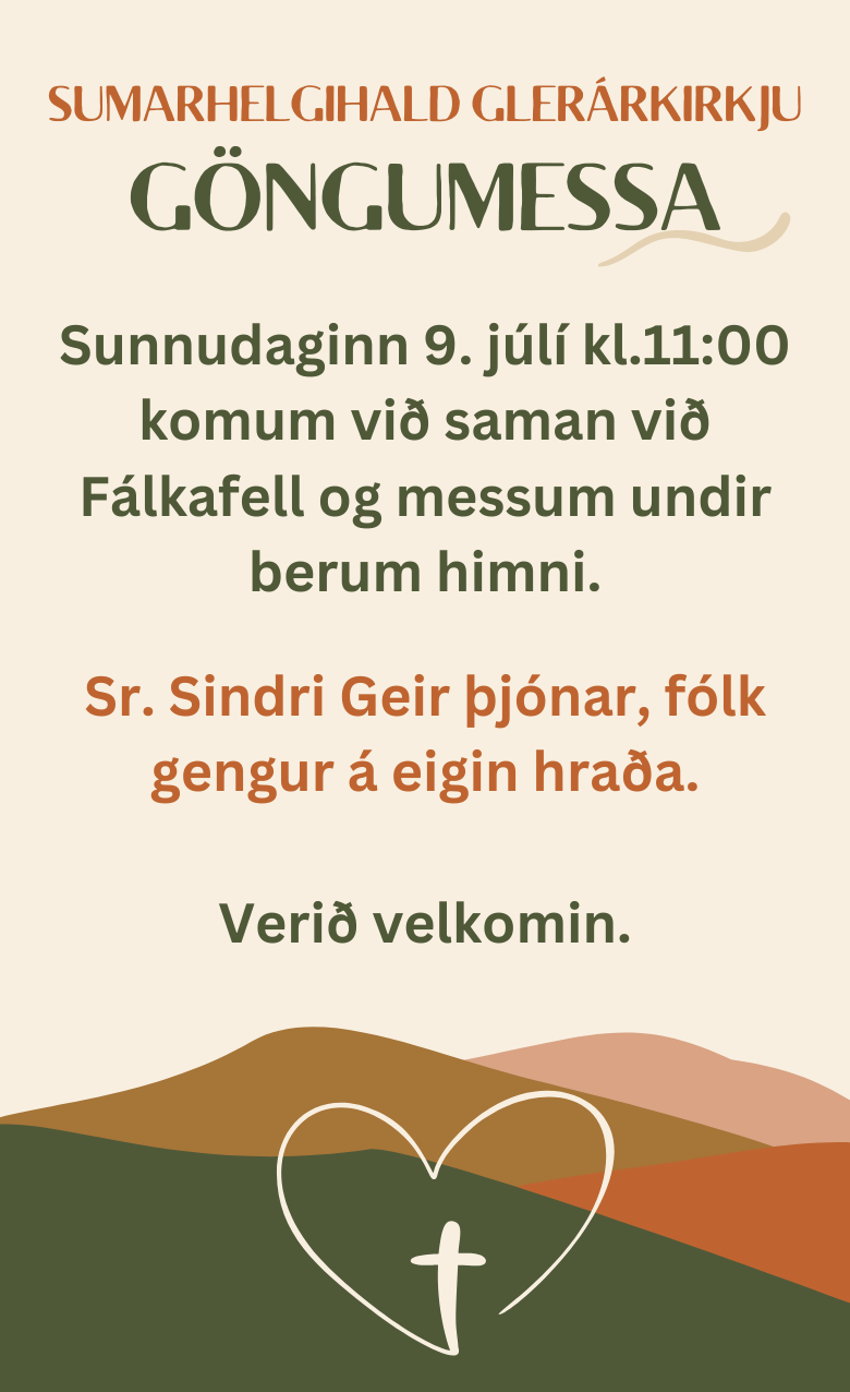 Göngumessa við Fálkafell 9.júlí