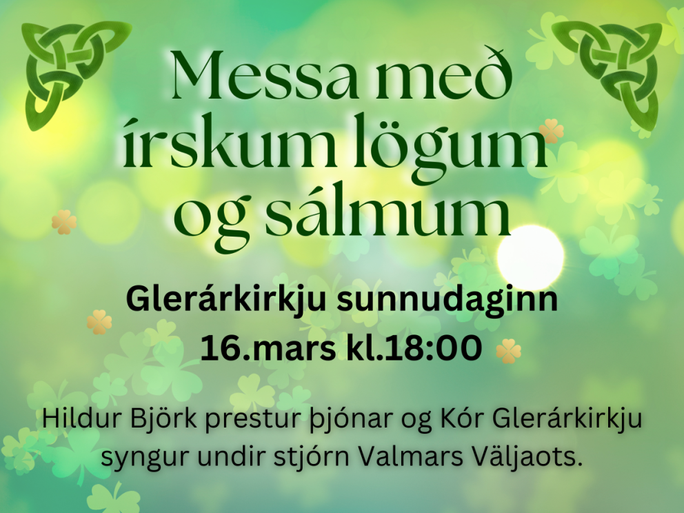 Messa sunnudaginn 16.mars
