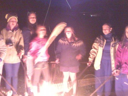 Vel heppnuð ferð Glerárskólahóps á Hólavatn