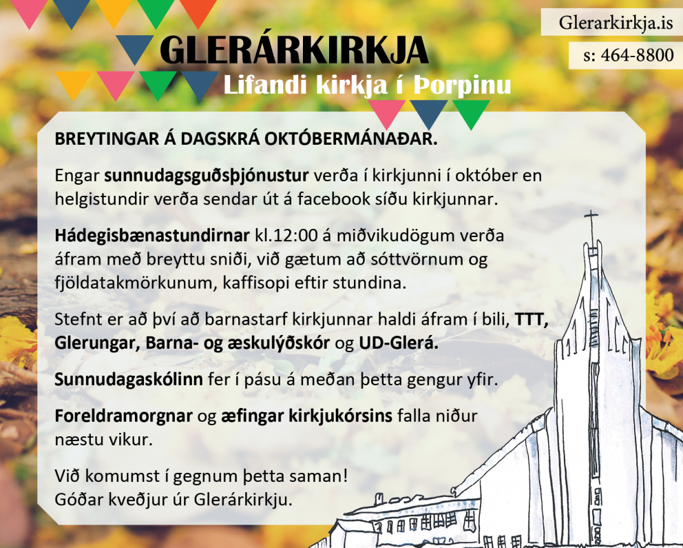 Kirkjustarf á kóvíd tímum