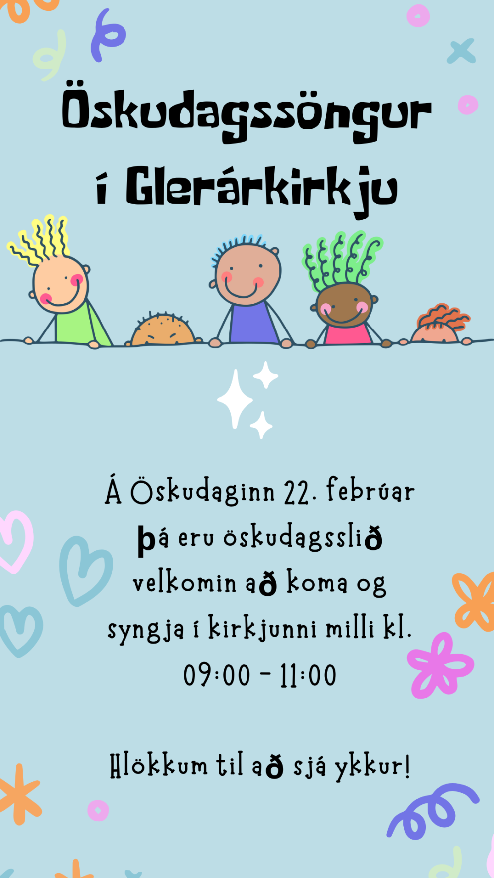 Öskudagsgleði í Glerárkirkju