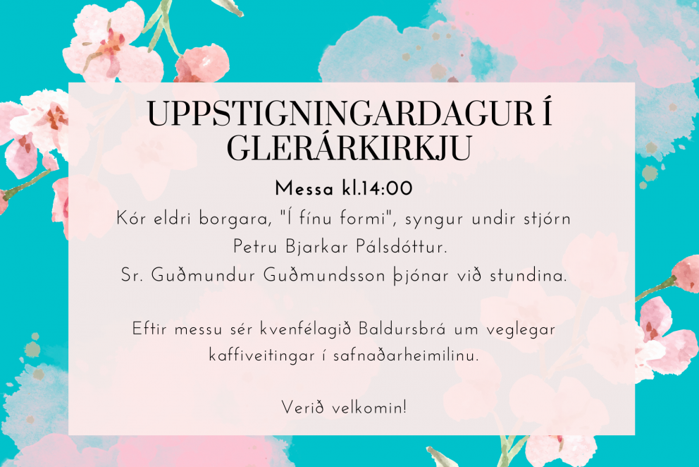 Uppstigningardagur - Messa og kaffi