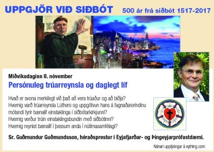 Erindi um persónulega trúarreynslu og daglegt líf