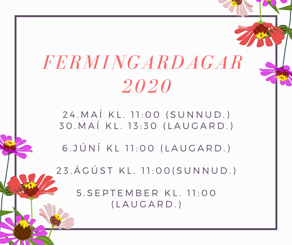 Nýjir fermingardagar 2020