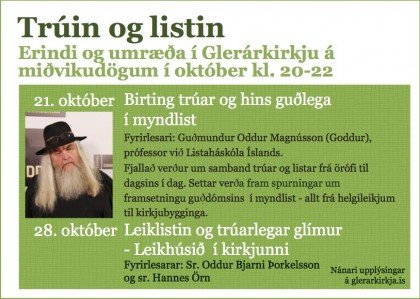 Birting trúar og hins guðlega í myndlist með Goddi