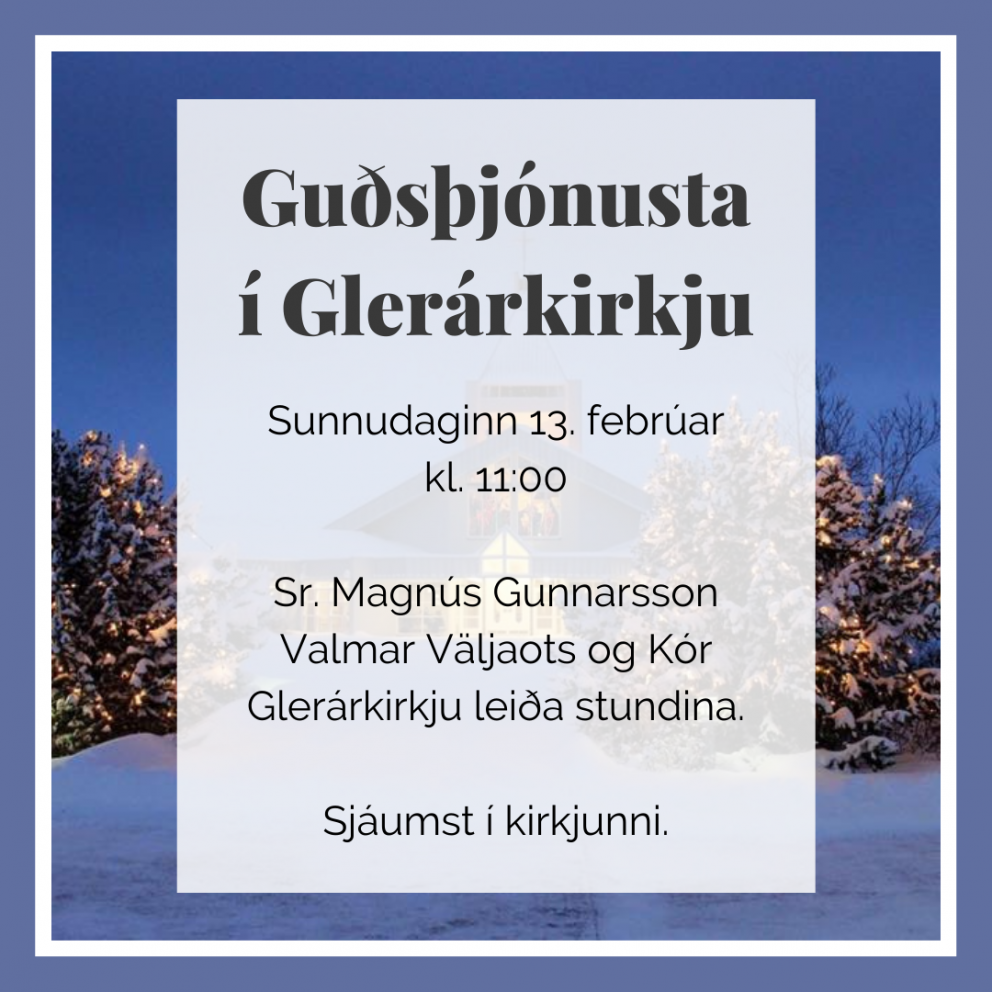 Guðsþjónusta 13. febrúar