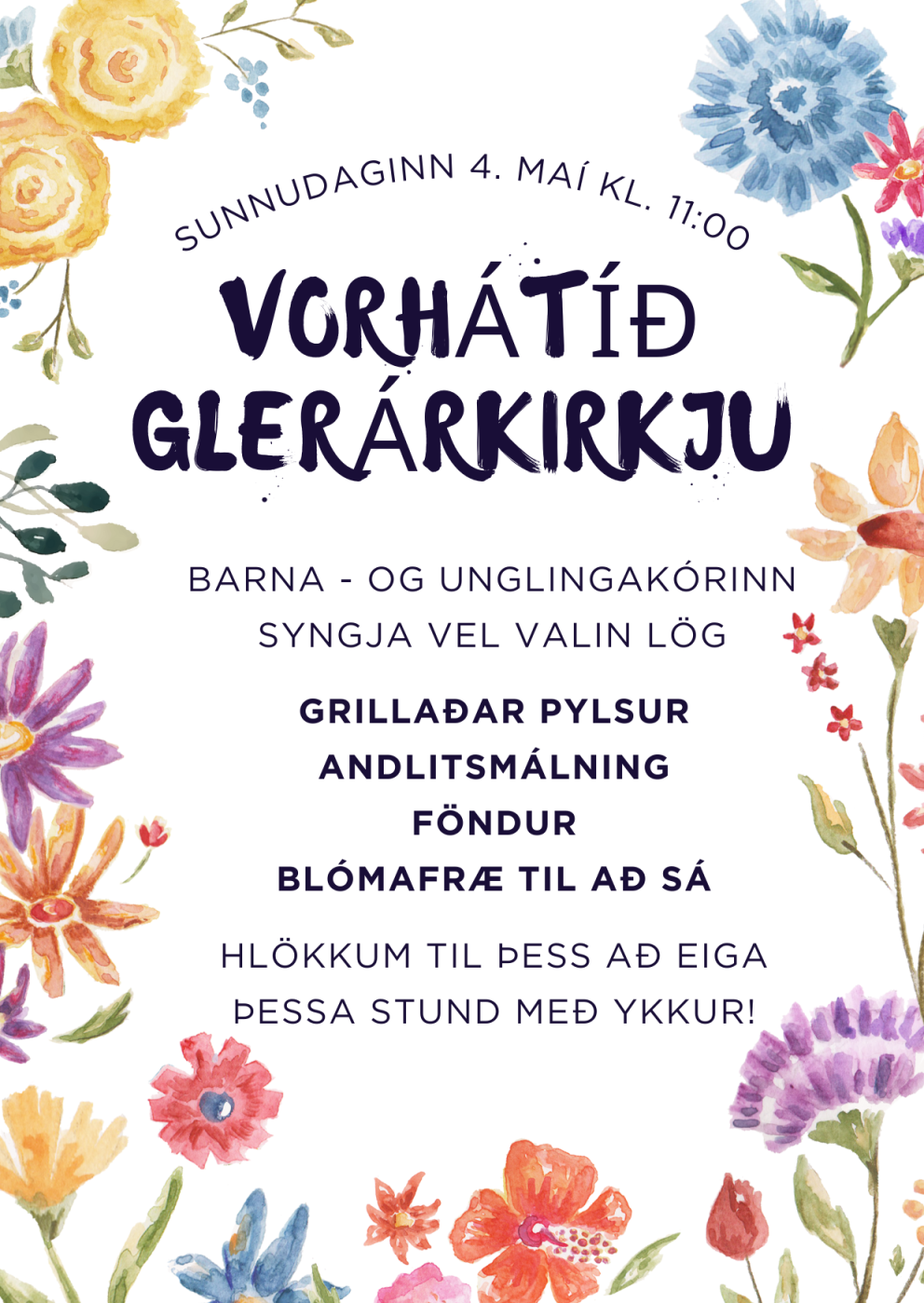 Vorhátíð Glerárkirkju