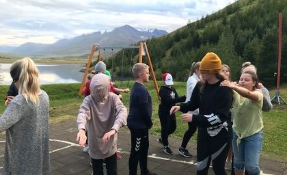 Myndir frá ferð fermingarbarna á Hólavatn