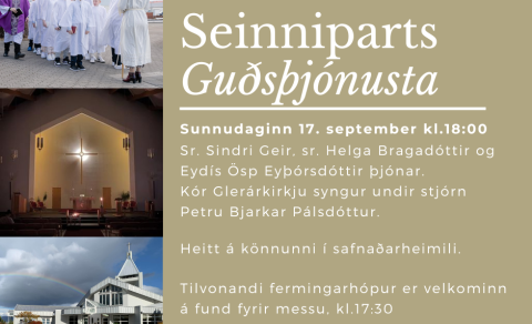 Seinniparsmessa 17.september kl.18:00