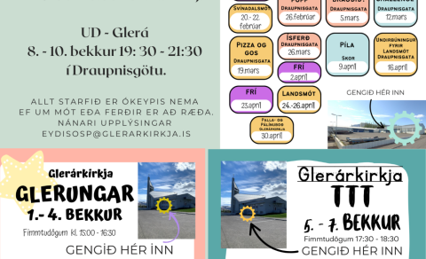 Barna- og Æskulýðsstarf byrjar 22. janúar 2026
