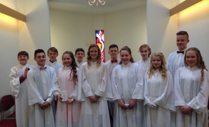 Æfingar vegna fermingar 23. maí