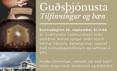 Sunnudagaskóli og messa 24. september