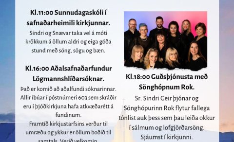 Aðalsafnaðarfundur og Rokmessa