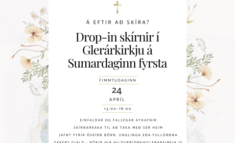 Skyndiskírnir á sumardaginn fyrsta.