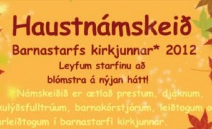 Haustnámskeið barnastarfs kirkjunnar