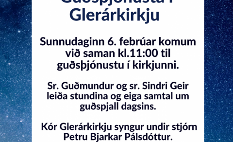 Guðsþjónusta 6. febrúar 2022