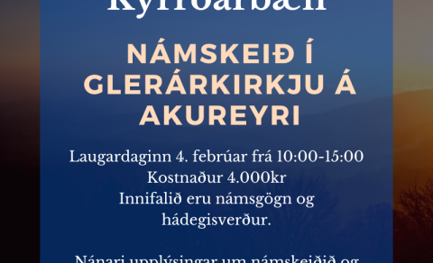 Námskeið í Kyrrðarbæn laugardaginn 4. febrúar